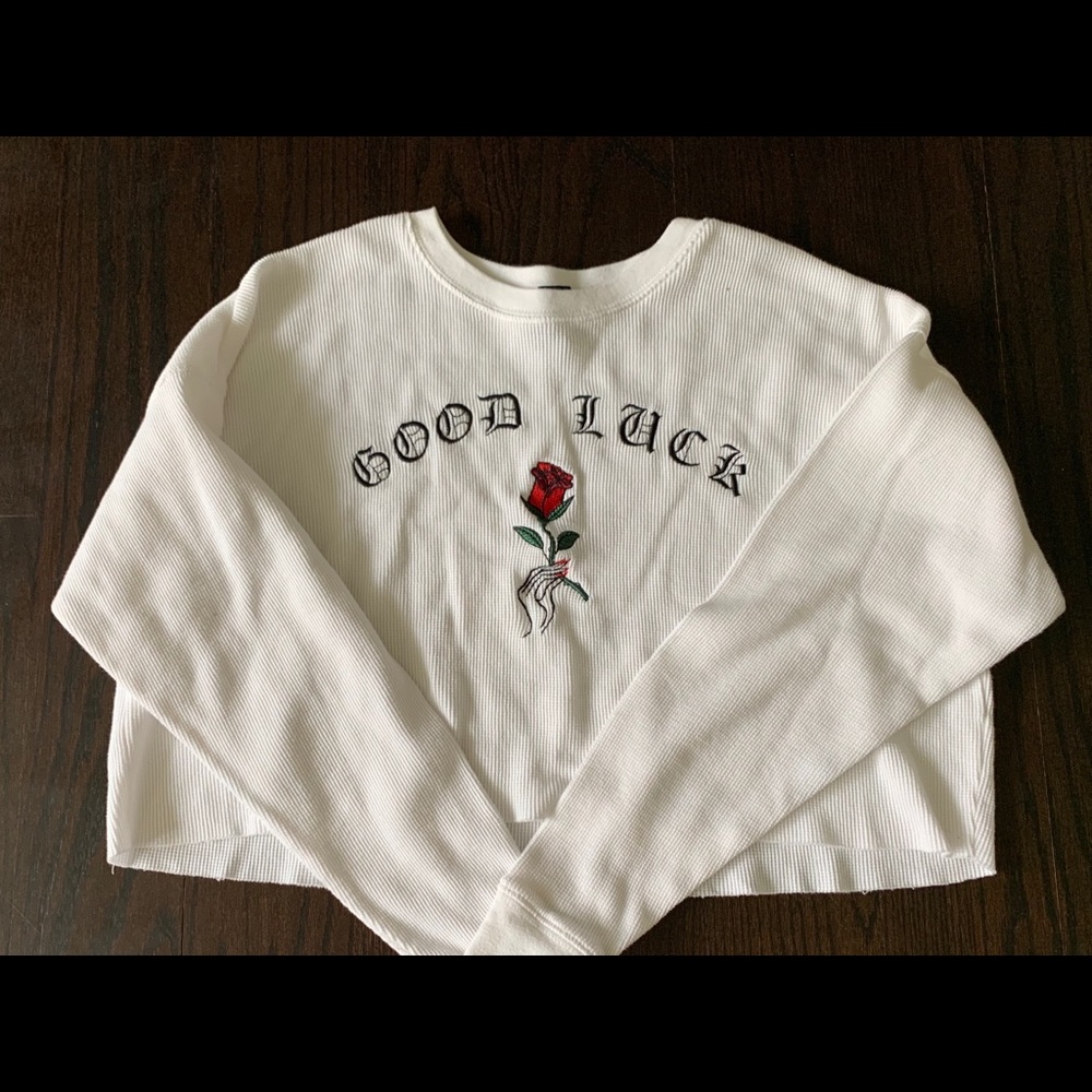 Forever21 Cropped Long Sleeve